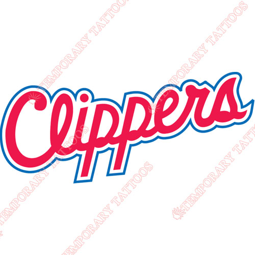 Los Angeles Clippers Customize Temporary Tattoos Stickers NO.1042